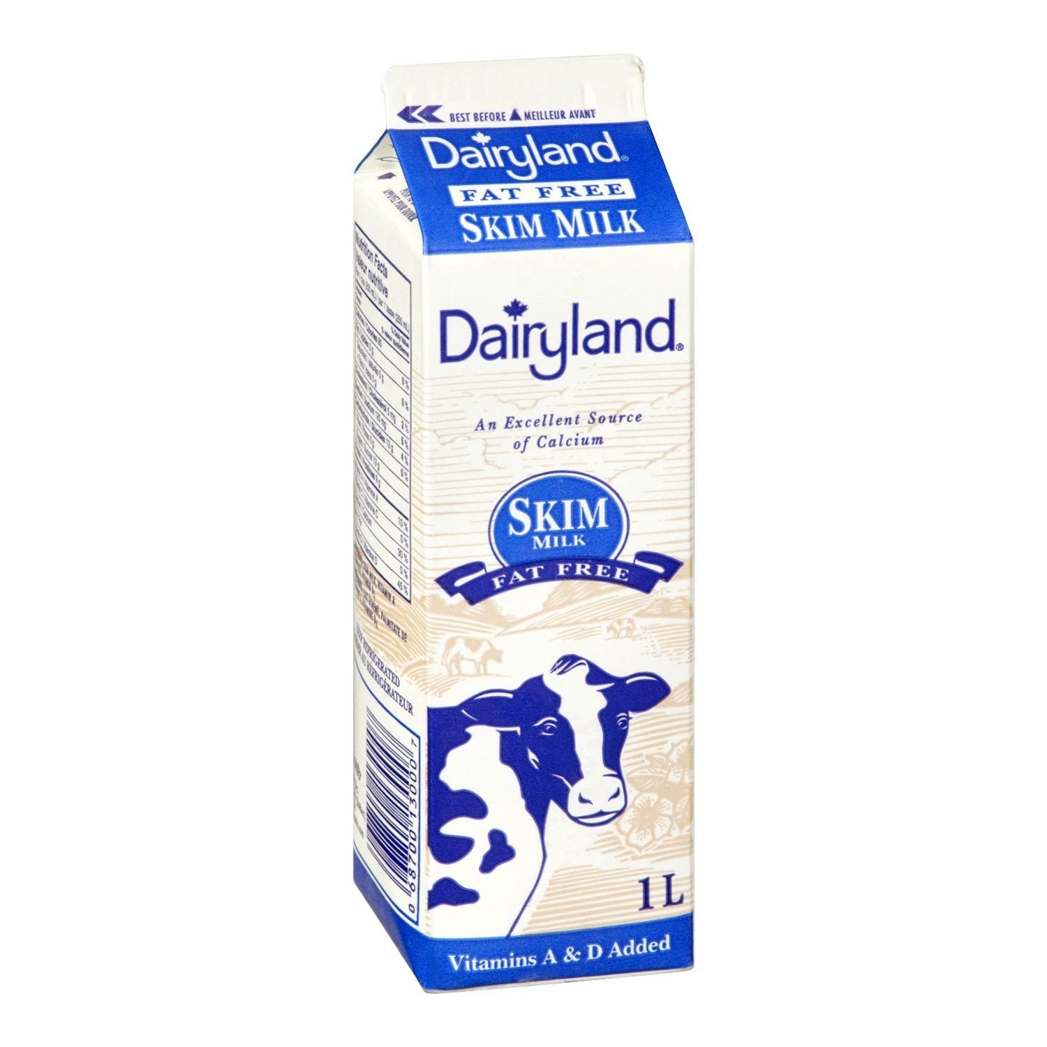 Dairyland 1l Skim Milk